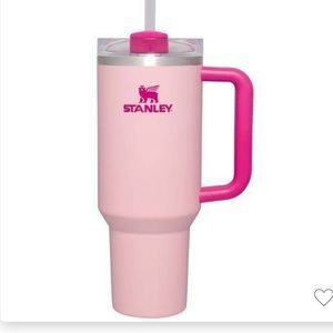 Stanley 40 oz Stainless Steel H2.0 FlowState Quencher Tumbler Flamingo